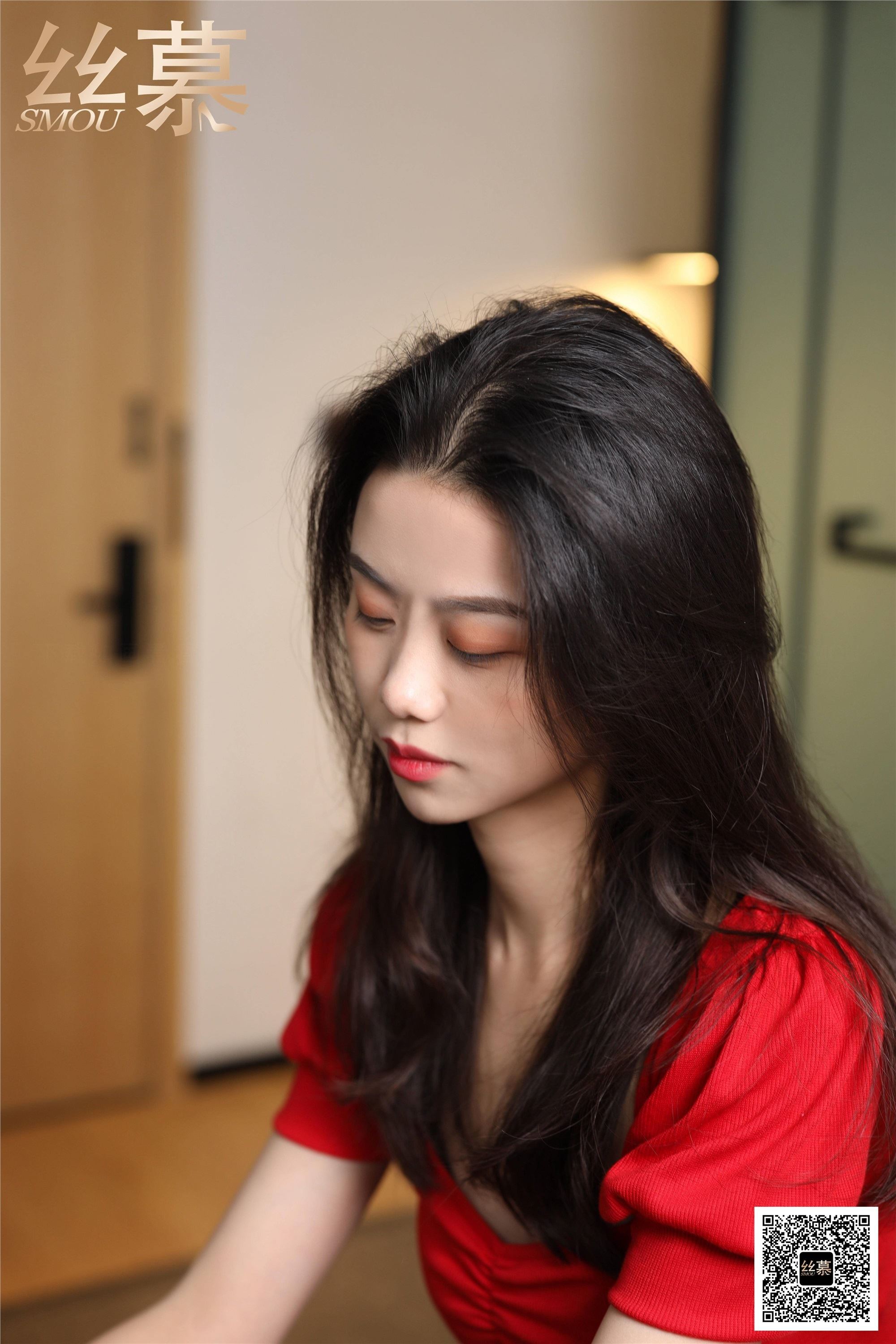 丝慕写真 SM413 天天一元 模特：芝芝《BONAS超薄款连裤袜》